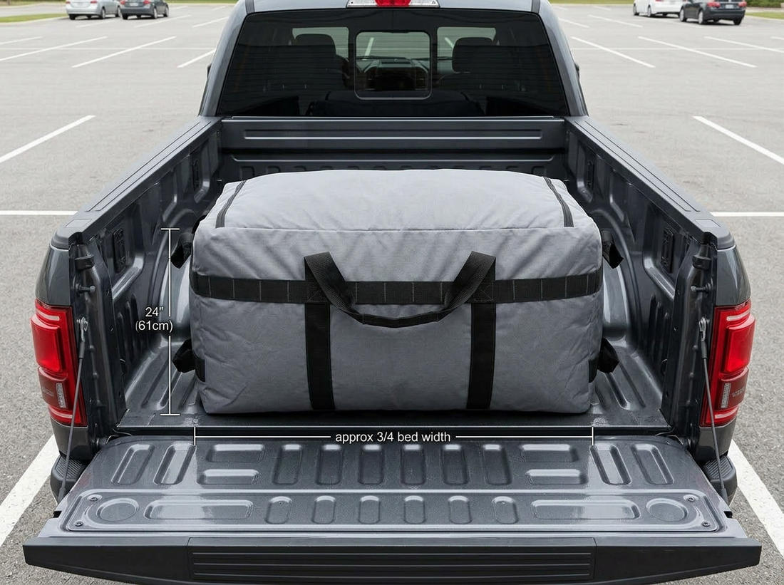 The MegaDuffle™ A Truck Bed Duffel Bag Built to Haul Anything