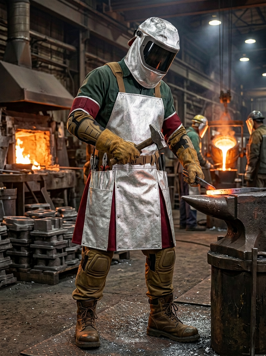 ForgeGuard Utility Apron‑Kilt™: Cooler, Safer Heat‑Zone PPE