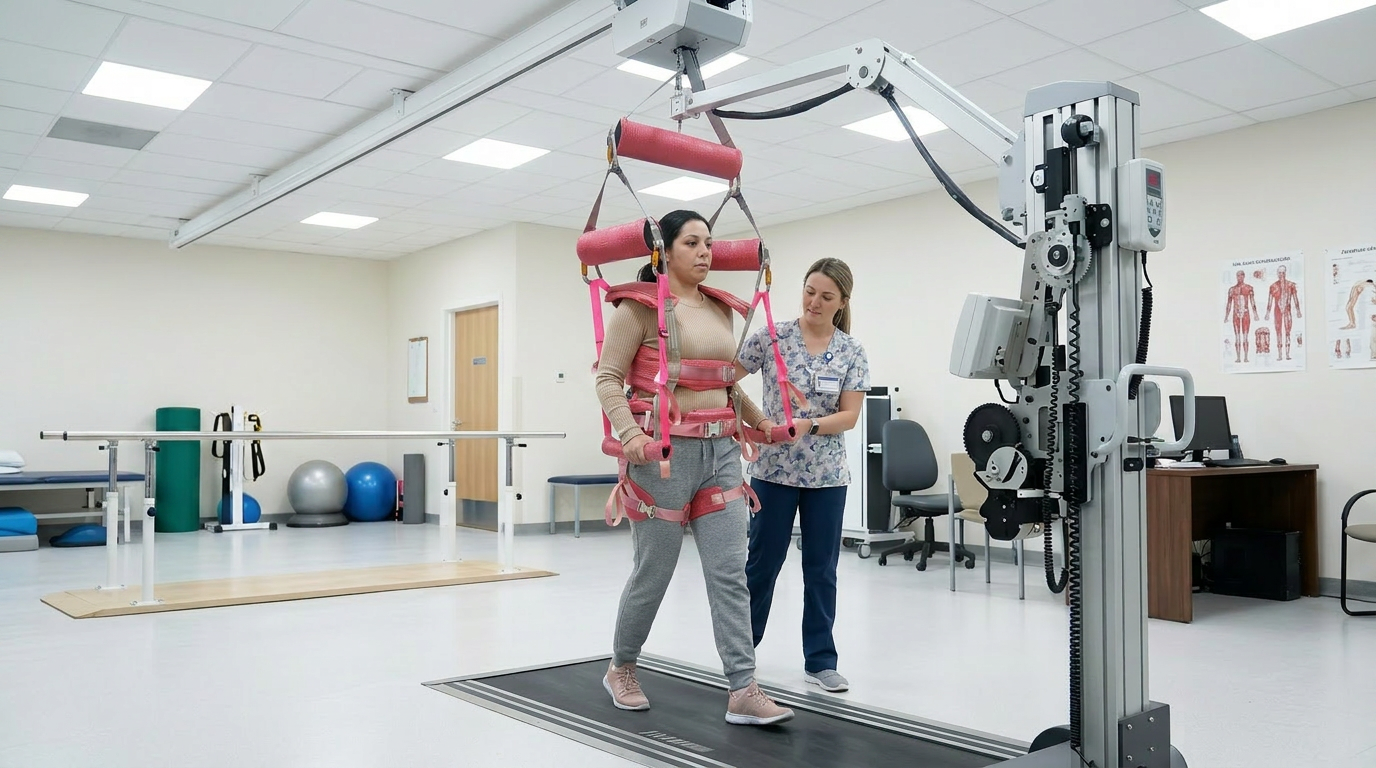 Senior Mobility Improvement With Full‑Body Support Harness Systems | Safe Walking Therapy for Seniors