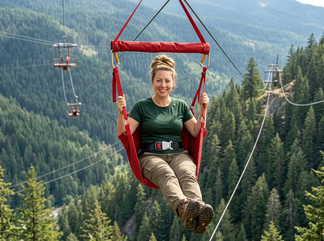 The Triple Spreader Bar Zipline Swing Seat™ — Maximum Stability, Easy Entry, and Next‑Level Safety for Outdoor Adventure