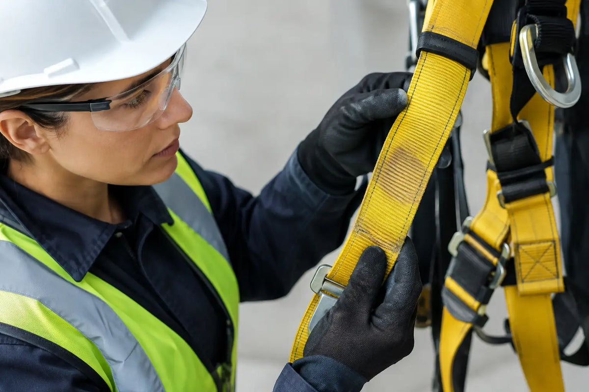 How to Inspect Harness Webbing Damage Safely