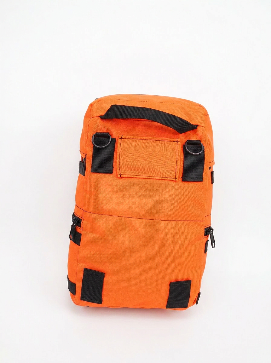 16” Tactical Cordura Utility Pack — 9‑Pocket Modular Backpack with MOLLE Rails & Belt/Harness Attachment