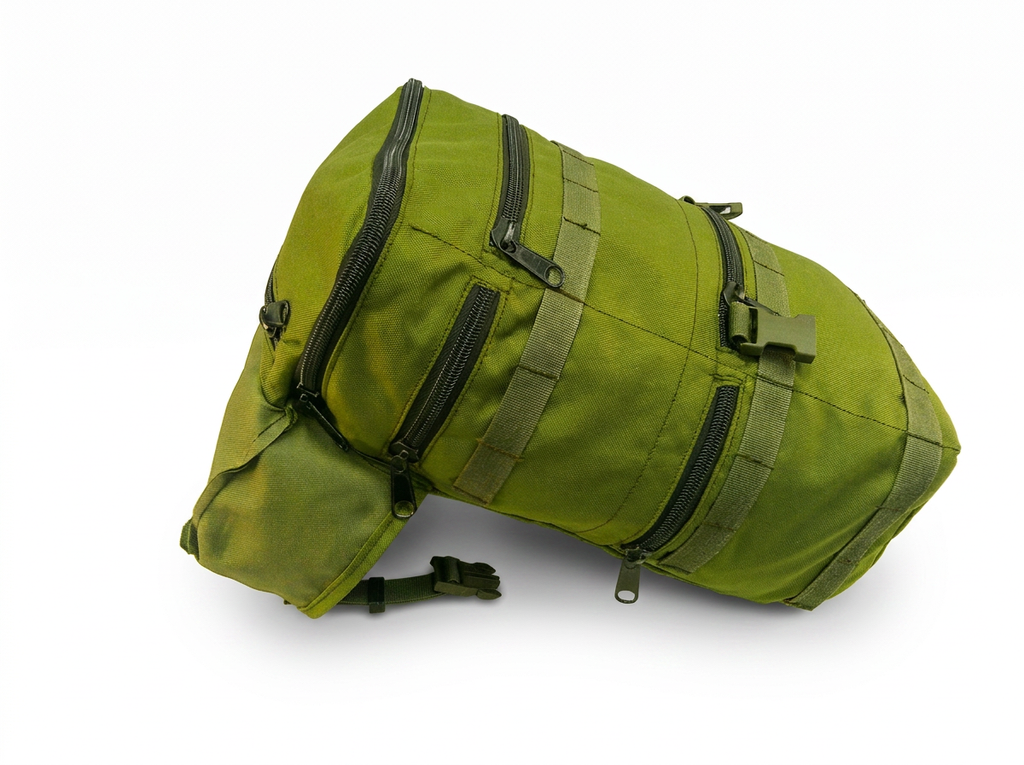 16” Tactical Cordura Utility Pack — 9‑Pocket Modular Backpack with MOLLE Rails & Belt/Harness Attachment