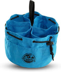 18 Pockets Grab Bag Rip-stop Canvas Drawstring Closure, Small Part Organizer Pouch, Small Tools, Screws, Parts, Parachute Tool Bag for Efficient Storage