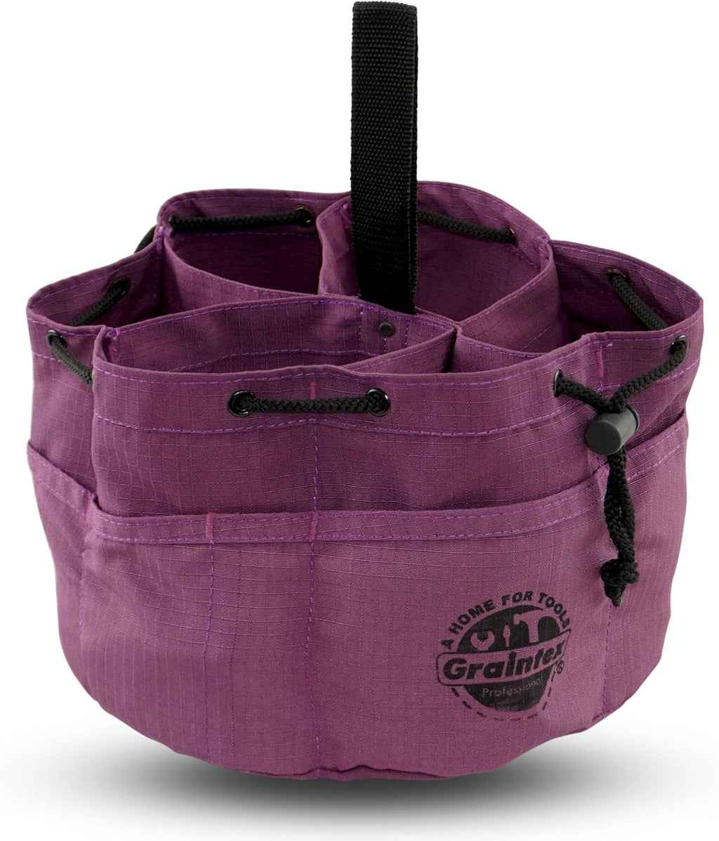 18 Pockets Grab Bag Rip-stop Canvas Drawstring Closure, Small Part Organizer Pouch, Small Tools, Screws, Parts, Parachute Tool Bag for Efficient Storage