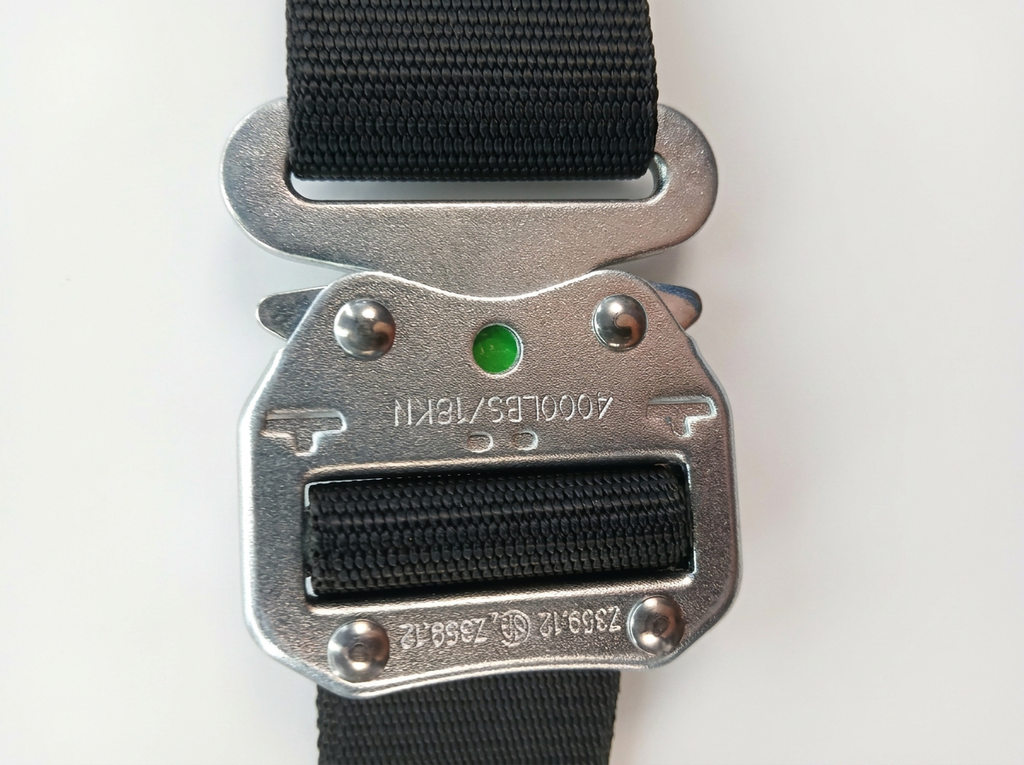 45mm Heavy‑Duty Replacement Tool Belt Strap with 4,000 lb Steel Quick‑Connect Buckle – Assembled in USA
