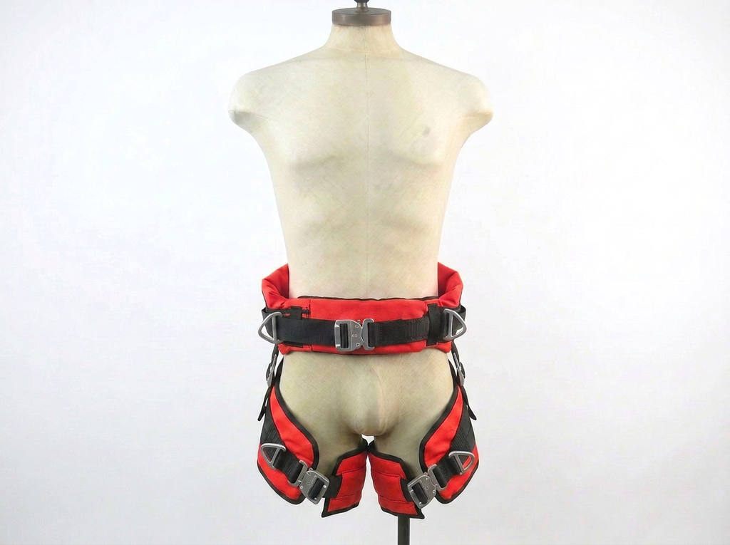 4‑Point Rappelling Seat — Multi‑Anchor Spreader Bar System
