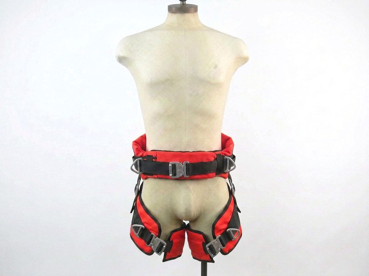 4‑Point Rappelling Seat — Multi‑Anchor Spreader Bar System