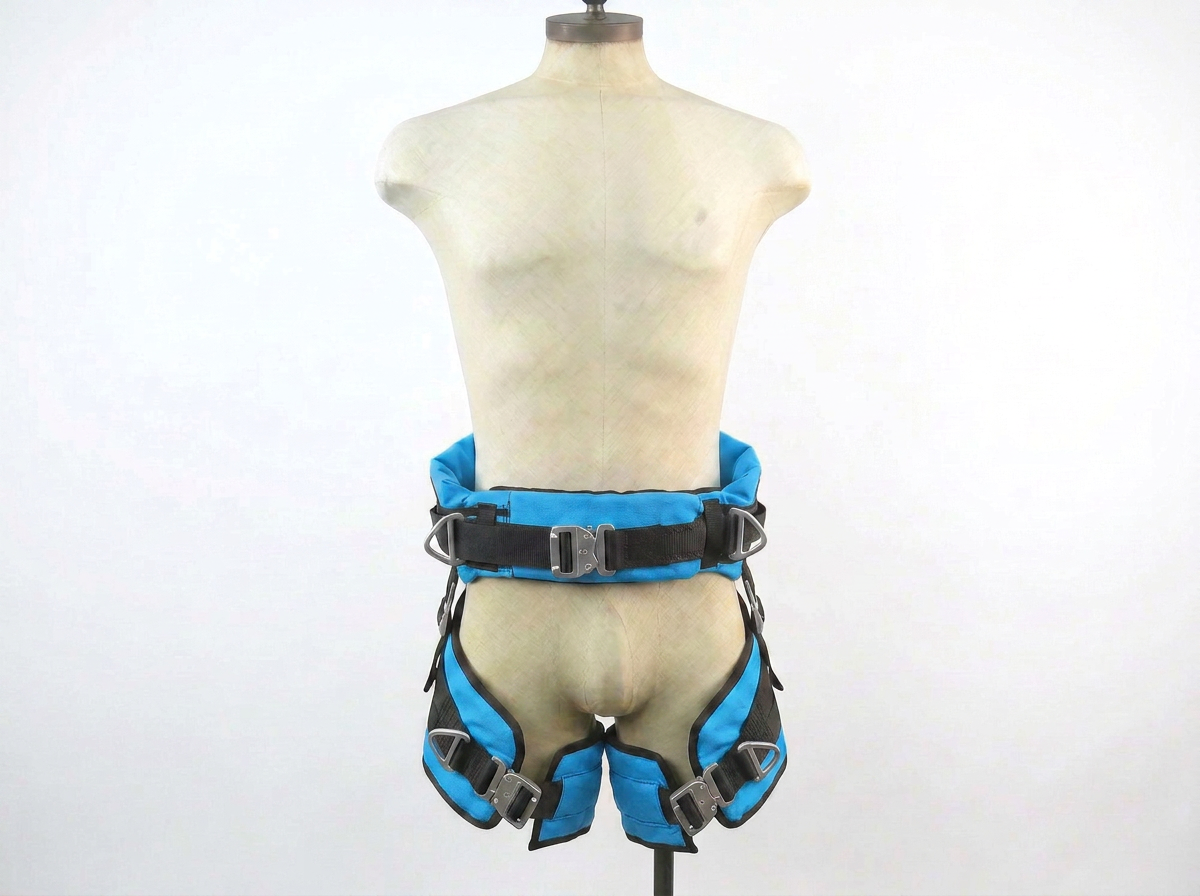 4‑Point Rappelling Seat — Multi‑Anchor Spreader Bar System