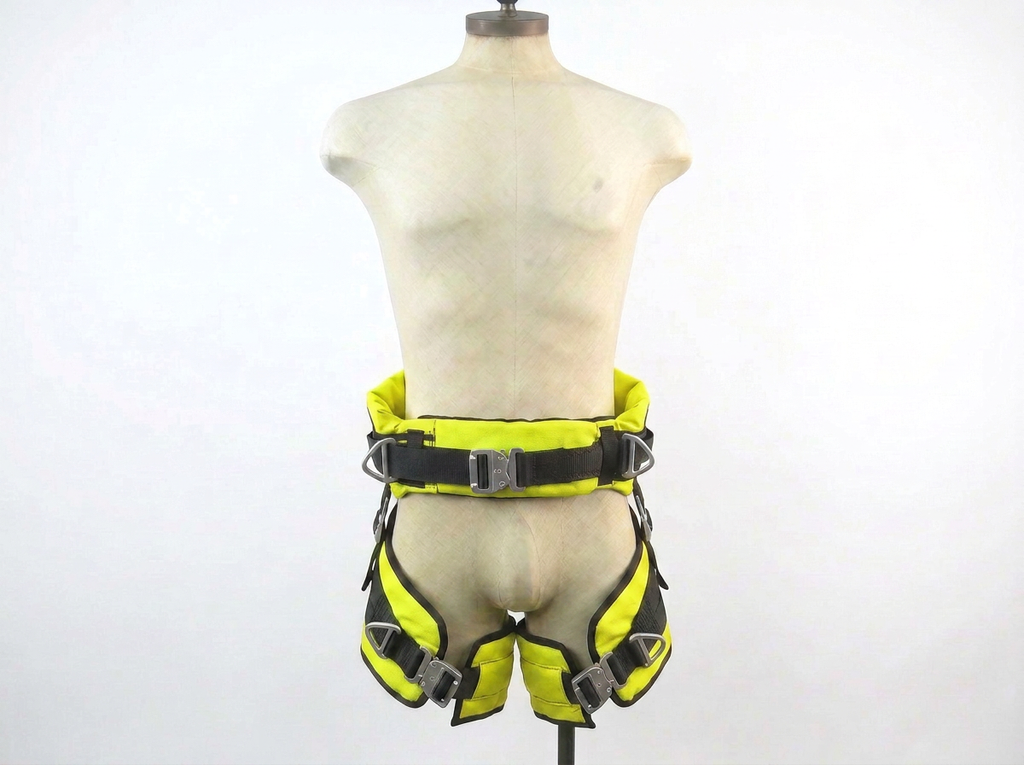 4‑Point Rappelling Seat — Multi‑Anchor Spreader Bar System
