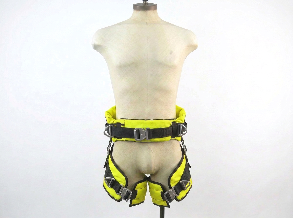 4‑Point Rappelling Seat — Multi‑Anchor Spreader Bar System