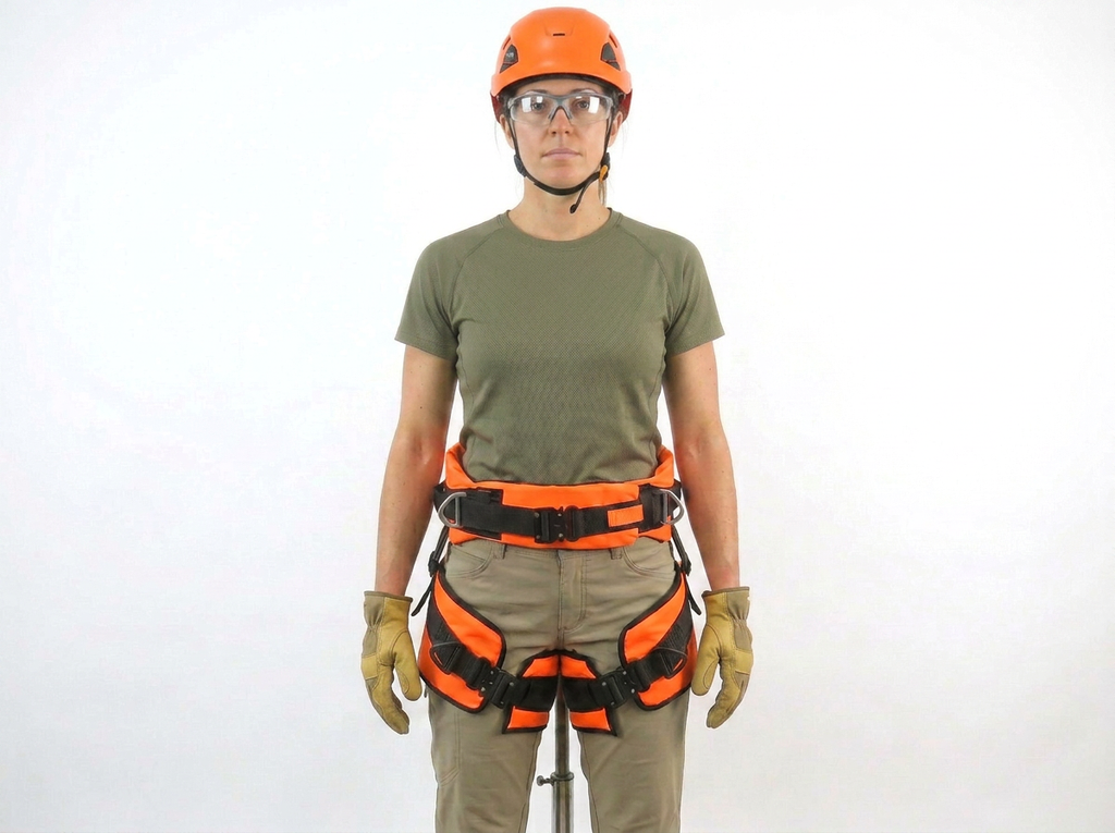 4‑Point Rappelling Seat — Multi‑Anchor Spreader Bar System