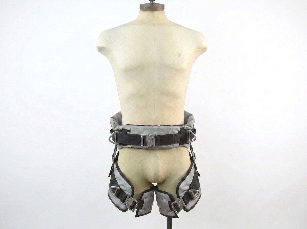 4‑Point Rappelling Seat — Multi‑Anchor Spreader Bar System