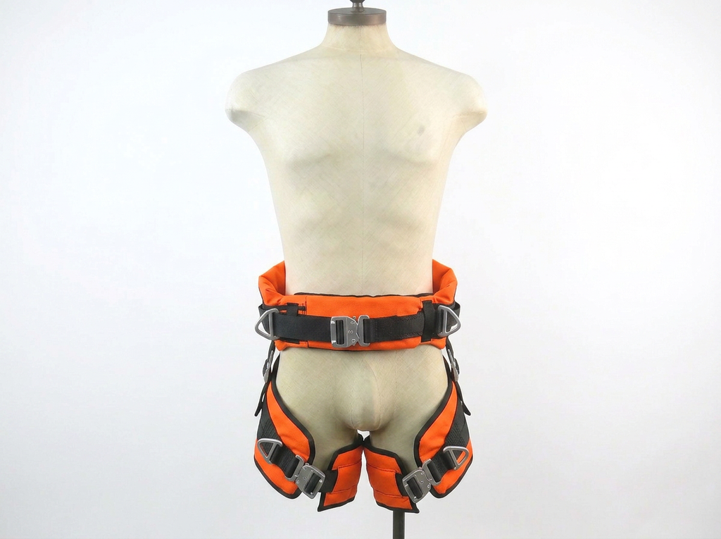 4‑Point Rappelling Seat — Multi‑Anchor Spreader Bar System