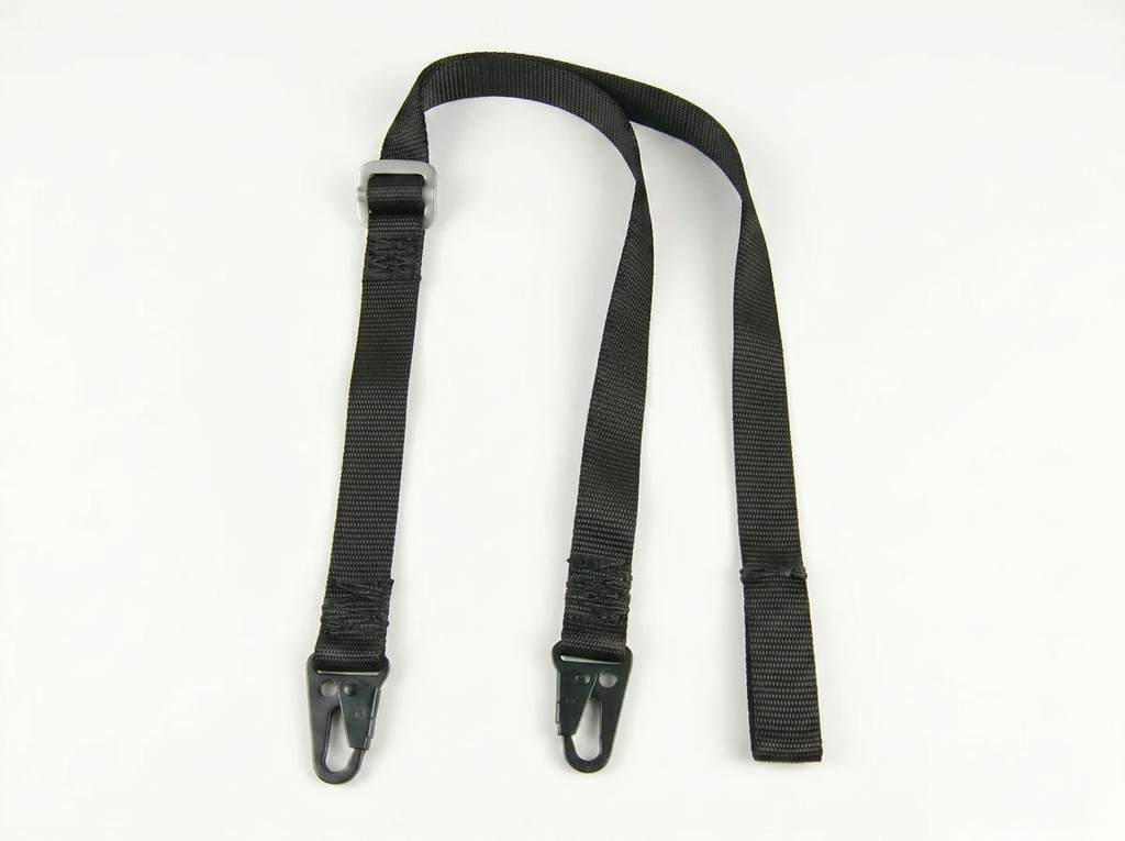 Adjustable Suspension Strap – 1" Nylon Webbing with 1,000 lb. Metal Adapter & Dual Snap Hooks