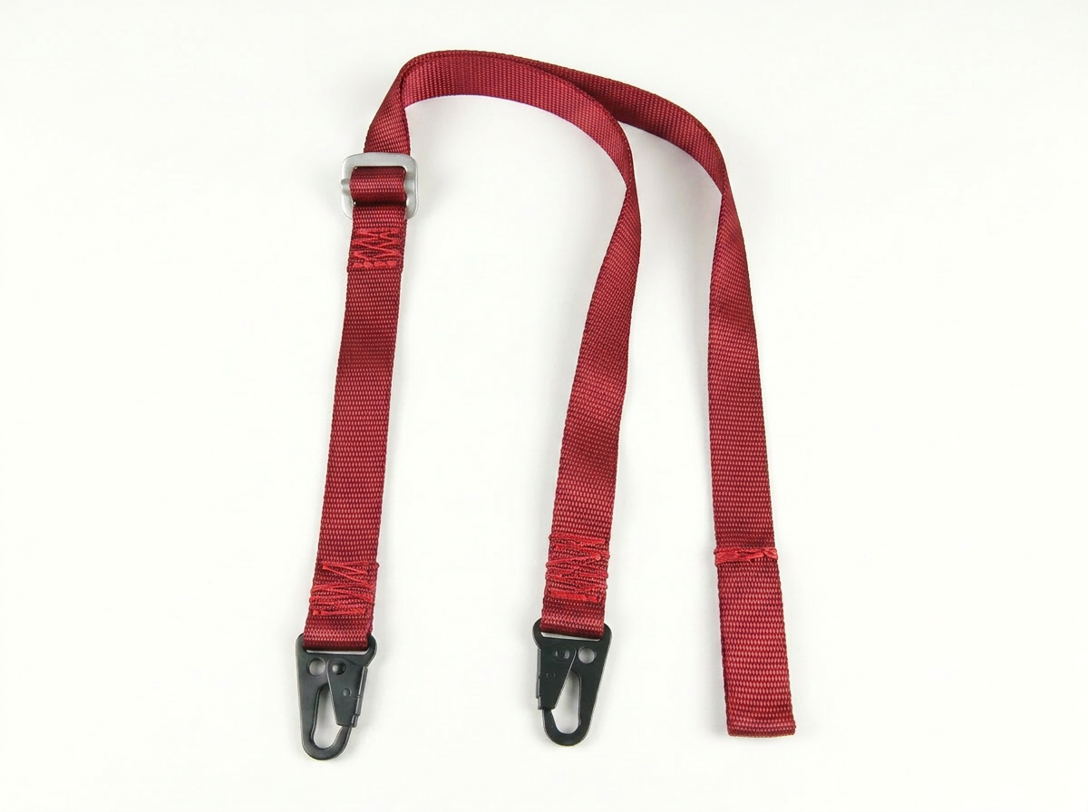 Adjustable Suspension Strap – 1" Nylon Webbing with 1,000 lb. Metal Adapter & Dual Snap Hooks