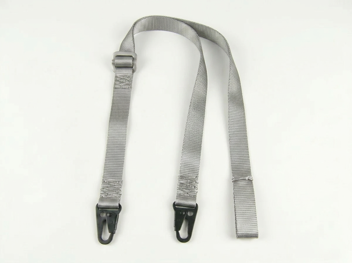 Adjustable Suspension Strap – 1" Nylon Webbing with 1,000 lb. Metal Adapter & Dual Snap Hooks