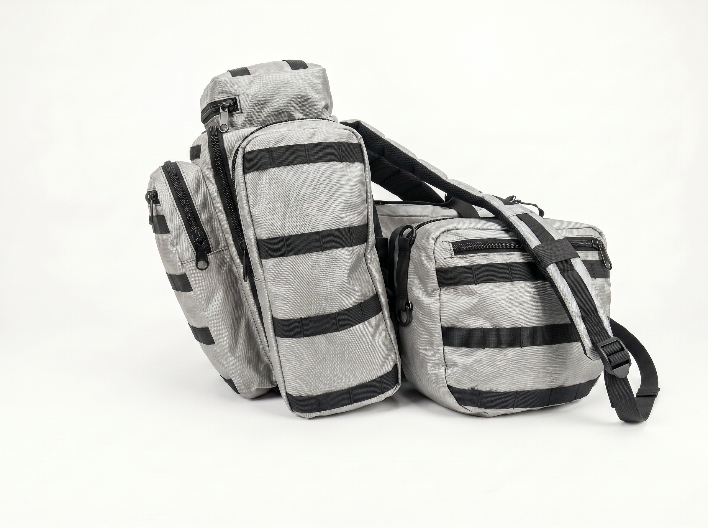 Armrest Load Bering Cargo Backpack — Dual‑Side Load‑Balanced Utility Backpack