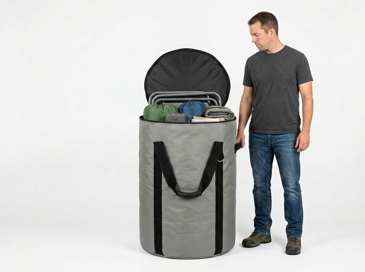 Barrel Bag™ 55‑Gallon Heavy‑Duty Storage Carrier