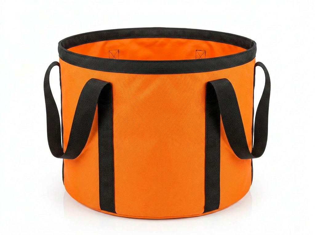 Barrell Bucket -24” x 28” Heavy‑Duty Cordura — Collapsible Round Utility Bag with Dual Carry Handles