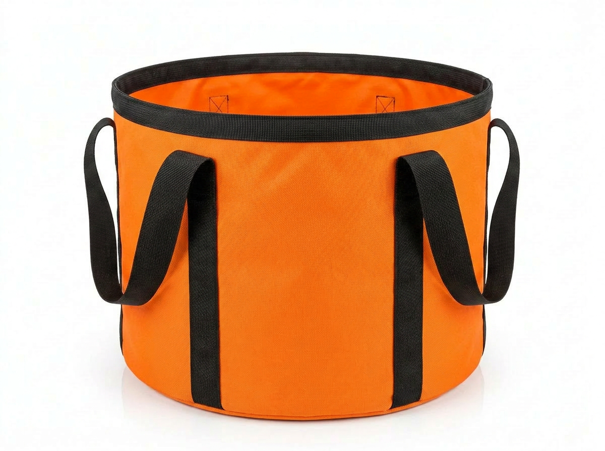 Barrell Bucket -24” x 28” Heavy‑Duty Cordura — Collapsible Round Utility Bag with Dual Carry Handles