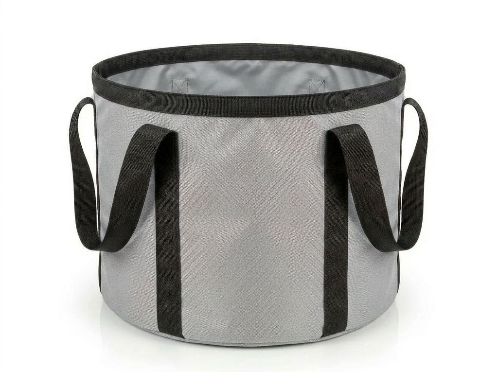 Barrell Bucket -24” x 28” Heavy‑Duty Cordura — Collapsible Round Utility Bag with Dual Carry Handles