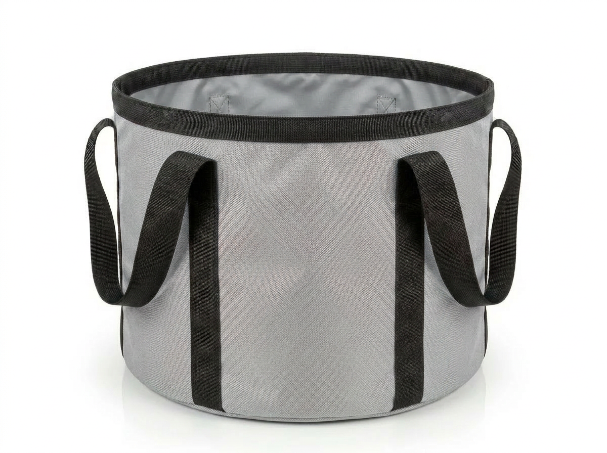 Barrell Bucket -24” x 28” Heavy‑Duty Cordura — Collapsible Round Utility Bag with Dual Carry Handles