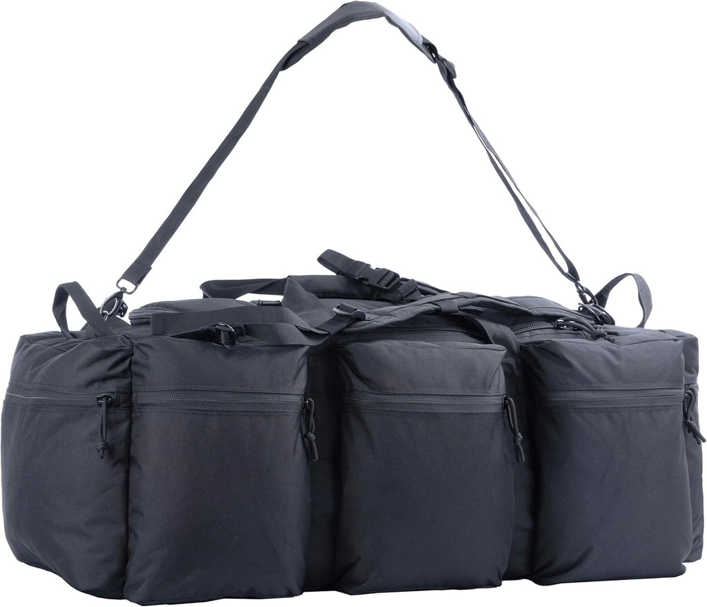 Large Military Duffle Bag Deployment Duffel Bag Sports Equipment Travel Luggage Bag with Detachable Backpack Straps
