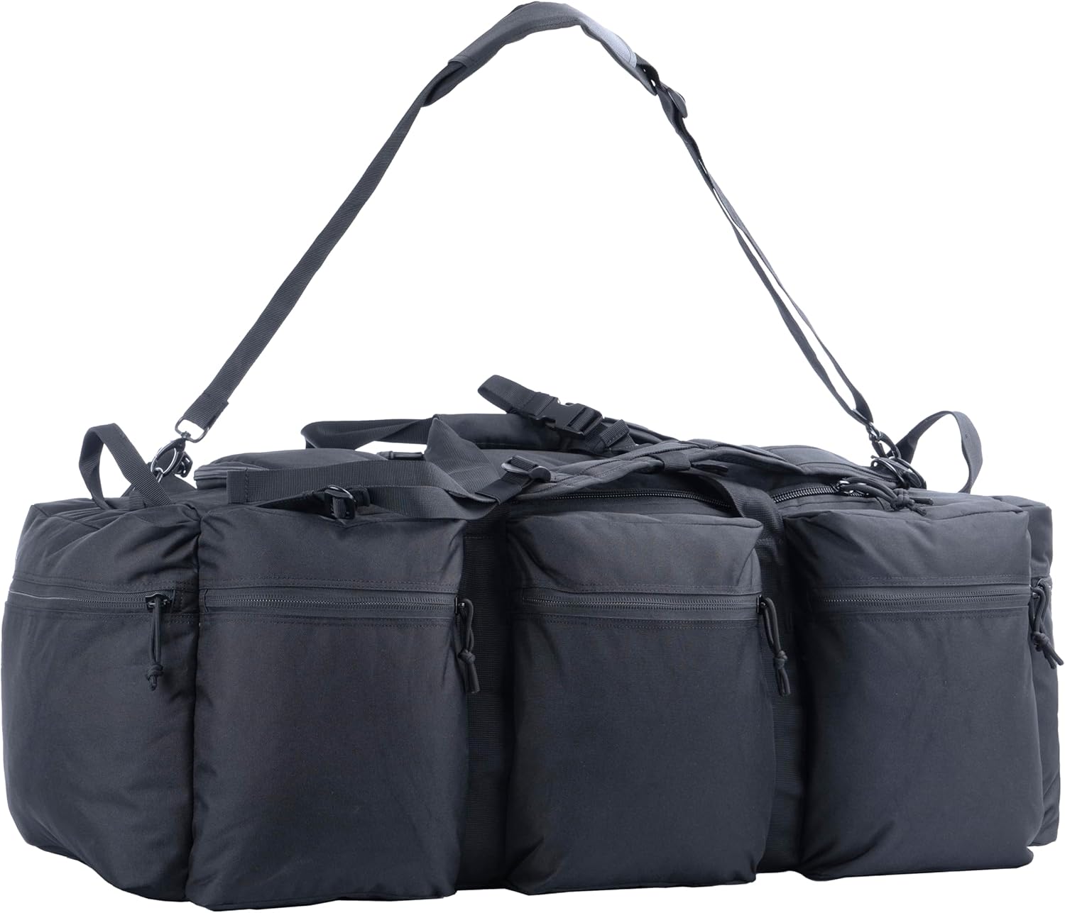 Large Military Duffle Bag Deployment Duffel Bag Sports Equipment Travel Luggage Bag with Detachable Backpack Straps