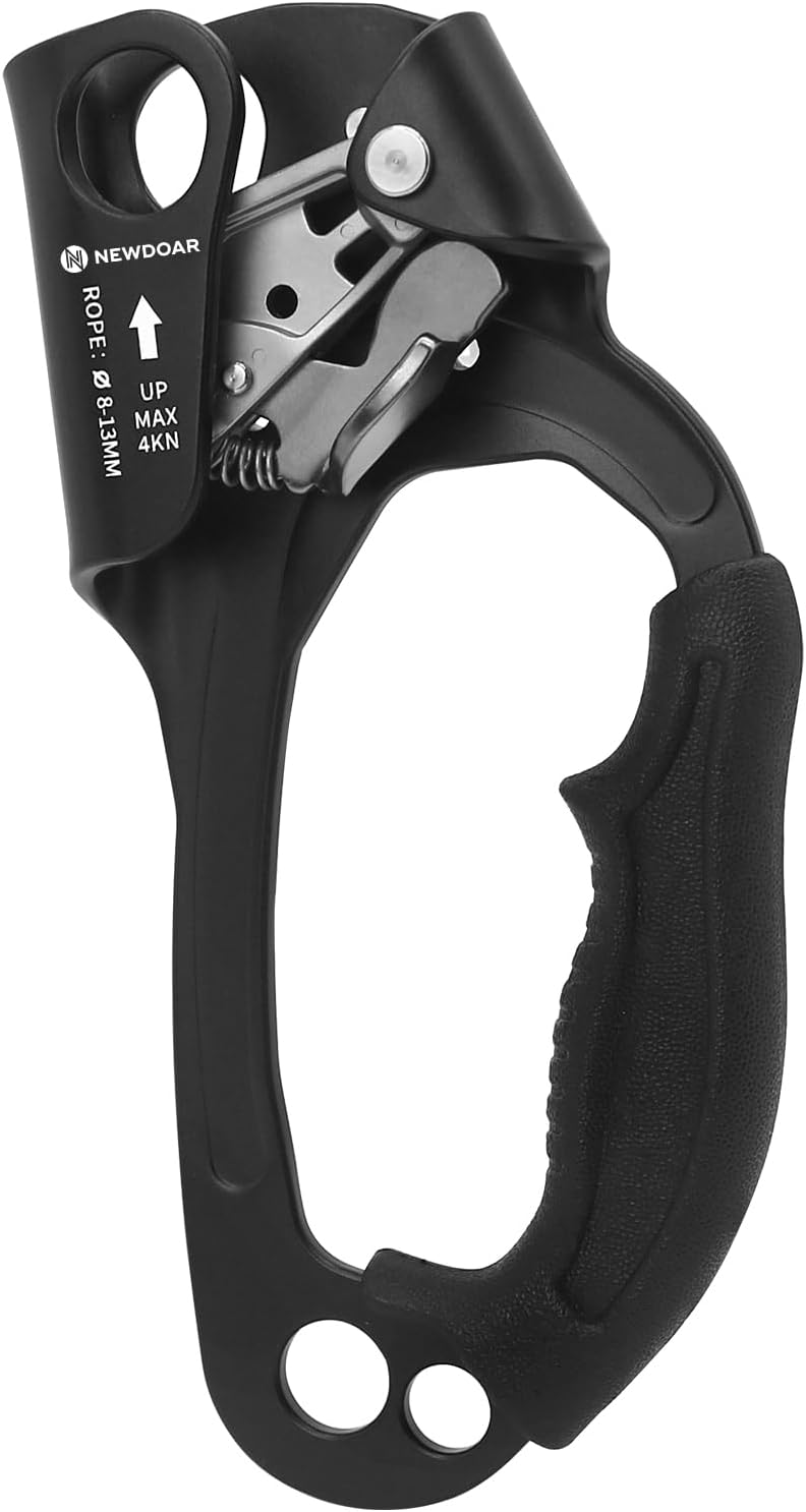 Certified Hand Ascender Rock Climbing Tree Arborist Rappelling Gear Equipment Rope Clamp for 8~13MM Rope
