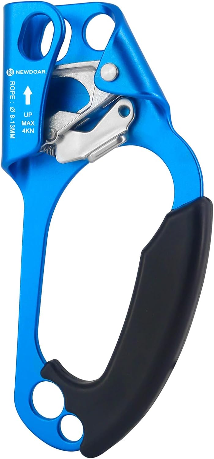 Certified Hand Ascender Rock Climbing Tree Arborist Rappelling Gear Equipment Rope Clamp for 8~13MM Rope