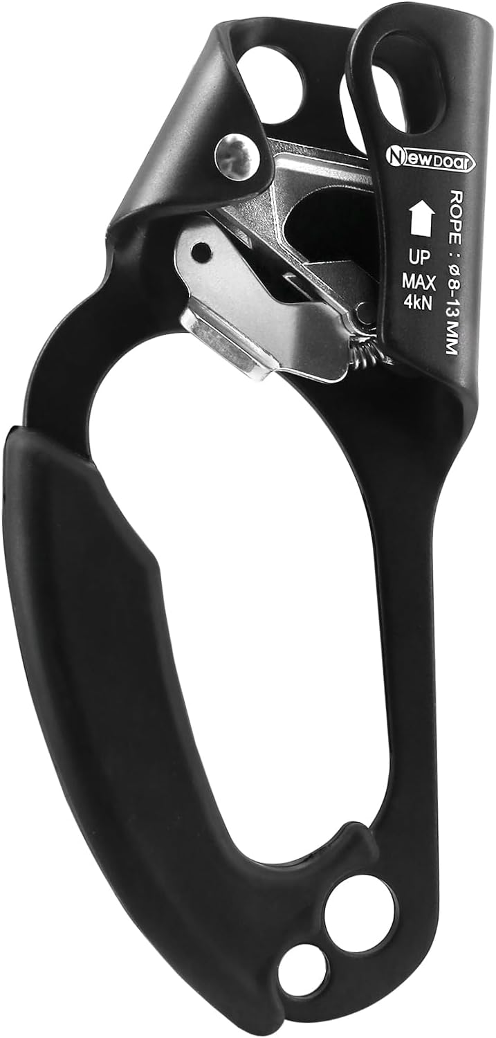 Certified Hand Ascender Rock Climbing Tree Arborist Rappelling Gear Equipment Rope Clamp for 8~13MM Rope