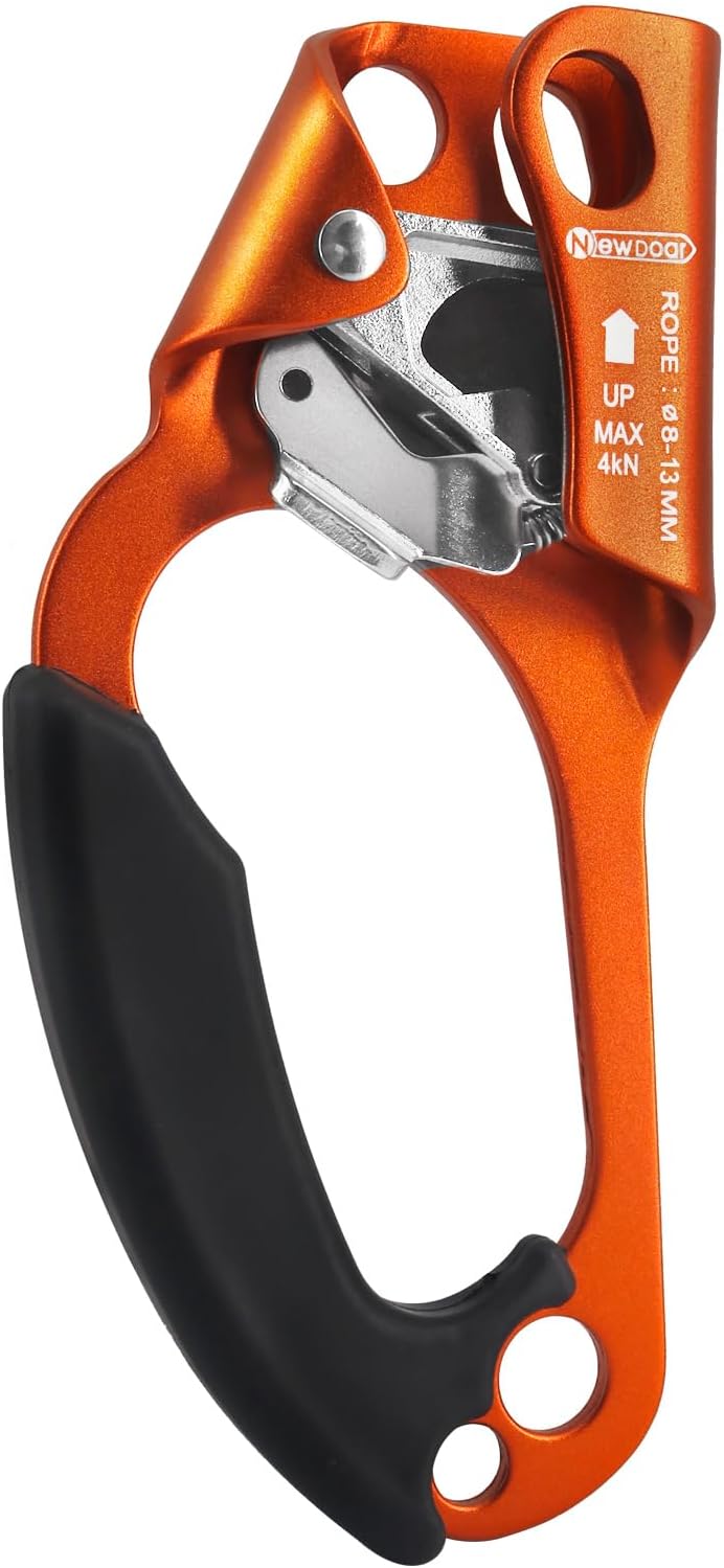 Certified Hand Ascender Rock Climbing Tree Arborist Rappelling Gear Equipment Rope Clamp for 8~13MM Rope