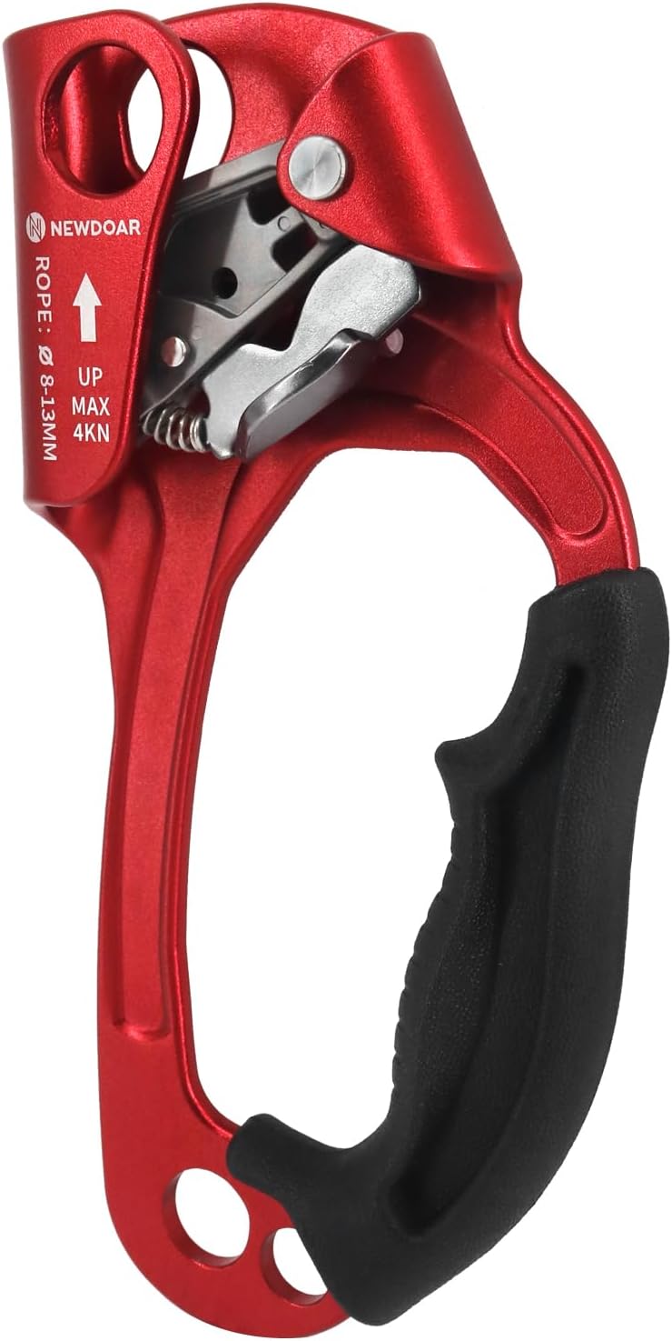 Certified Hand Ascender Rock Climbing Tree Arborist Rappelling Gear Equipment Rope Clamp for 8~13MM Rope