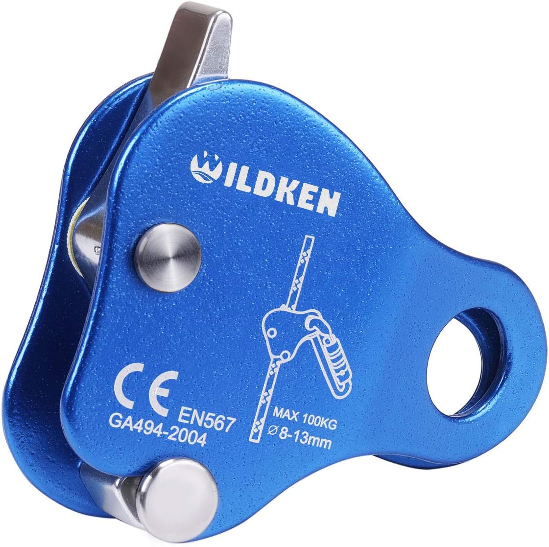 Climbing Ascender Fall Protection Belay Device Climbing Rope Grab for Rock Climbing Mountaineering Tree Arborist Expedition Caving Rescue Aerial Work