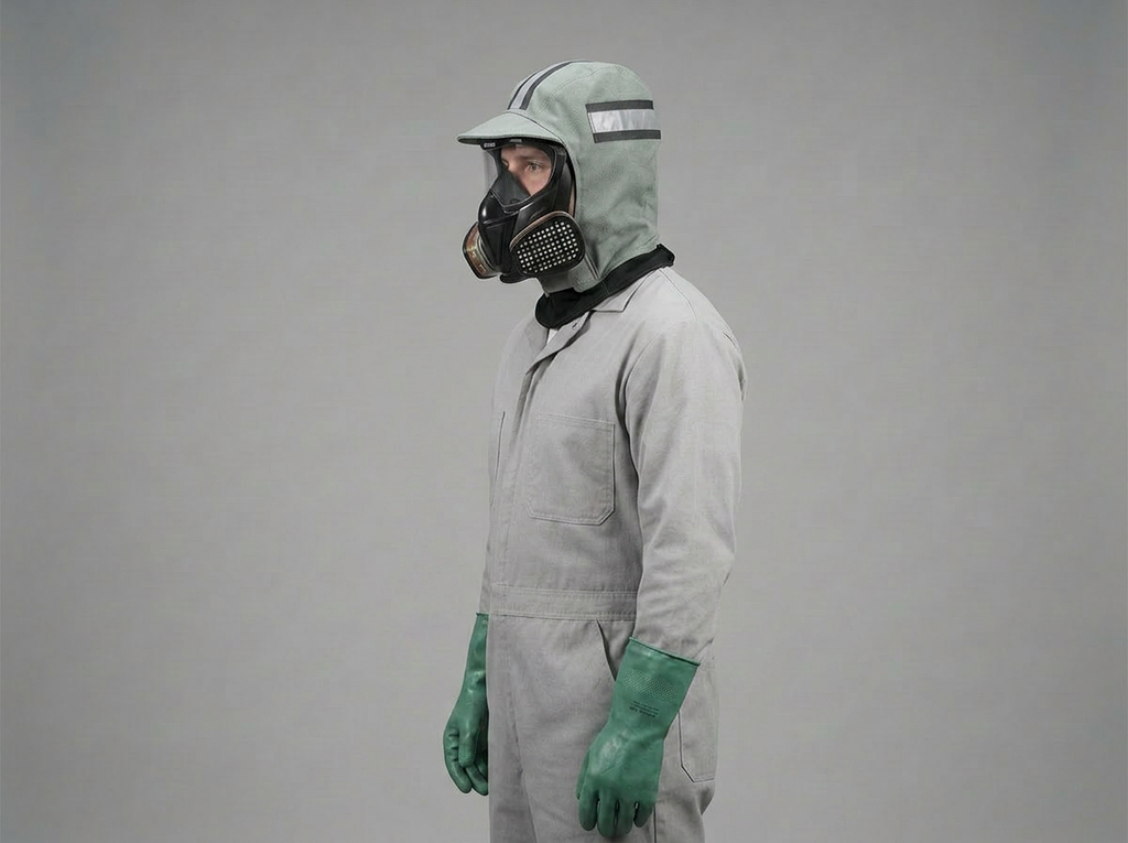 Cosmo Painter™ Reflective Work Hood — Full‑Coverage Painter Sock Replacement