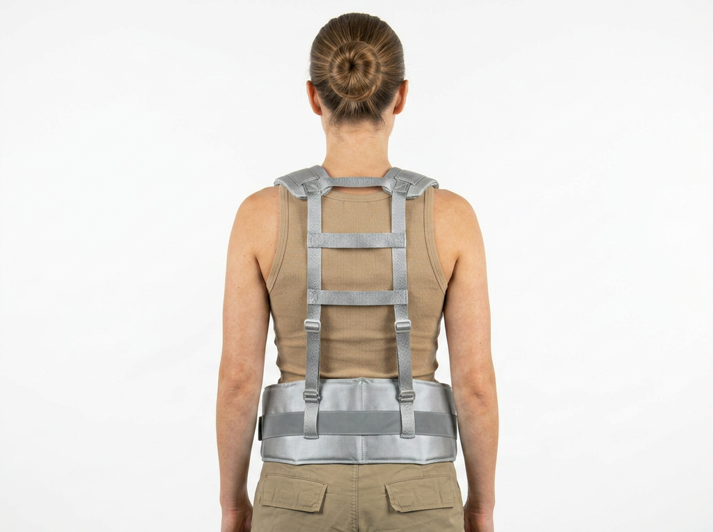 Cosmo Painter Load‑Bearing Harness System™ — Gray/Silver Riggers‑Belt Edition
