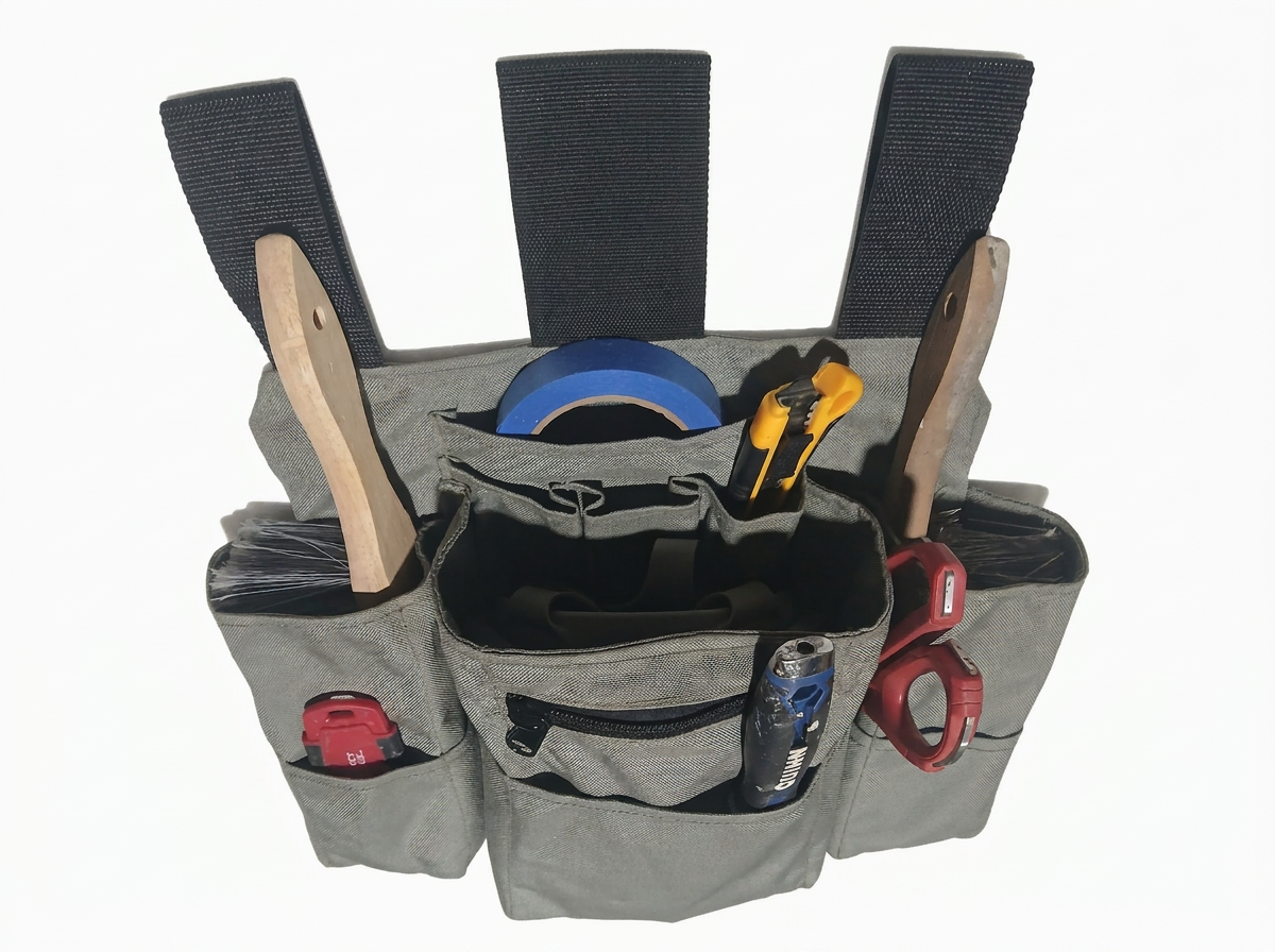 Cosmo Painter MasterTool Pouch™ — Multi‑Pocket Belt & Web‑Rail Tool Pack