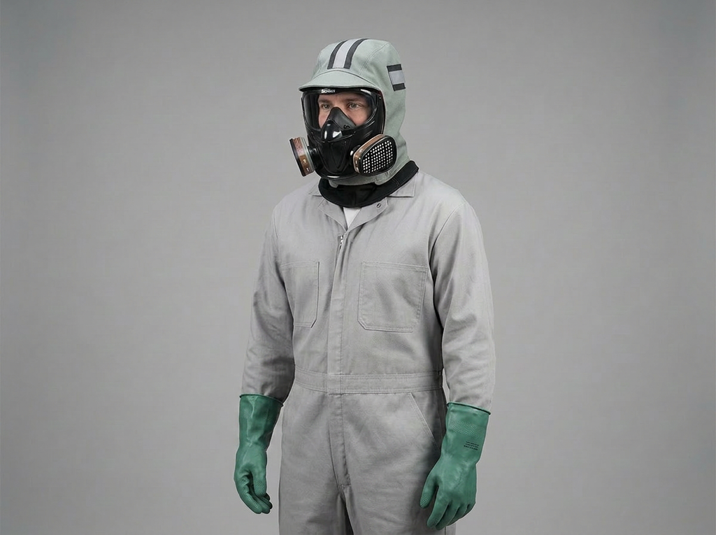 Cosmo Painter™ Reflective Work Hood — Full‑Coverage Painter Sock Replacement
