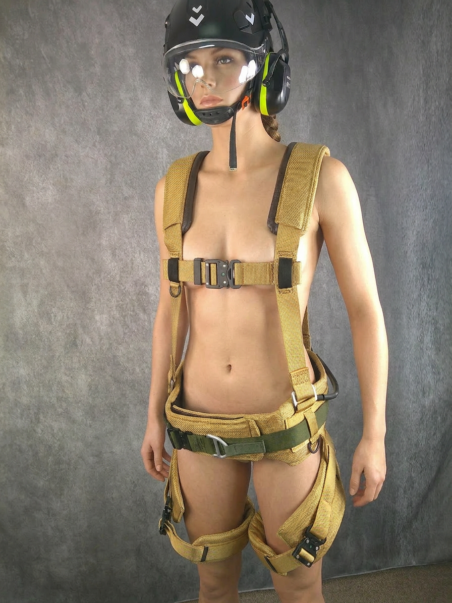 Fallmaster Elite — Full Kevlar Fall Arrest Harness with Load Belt & Kinetic Seat