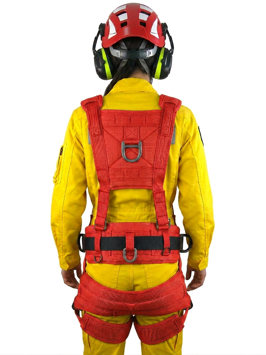 Fallmaster Elite — H‑Frame Fall Arrest Harness with Load Belt & Kinetic Seat