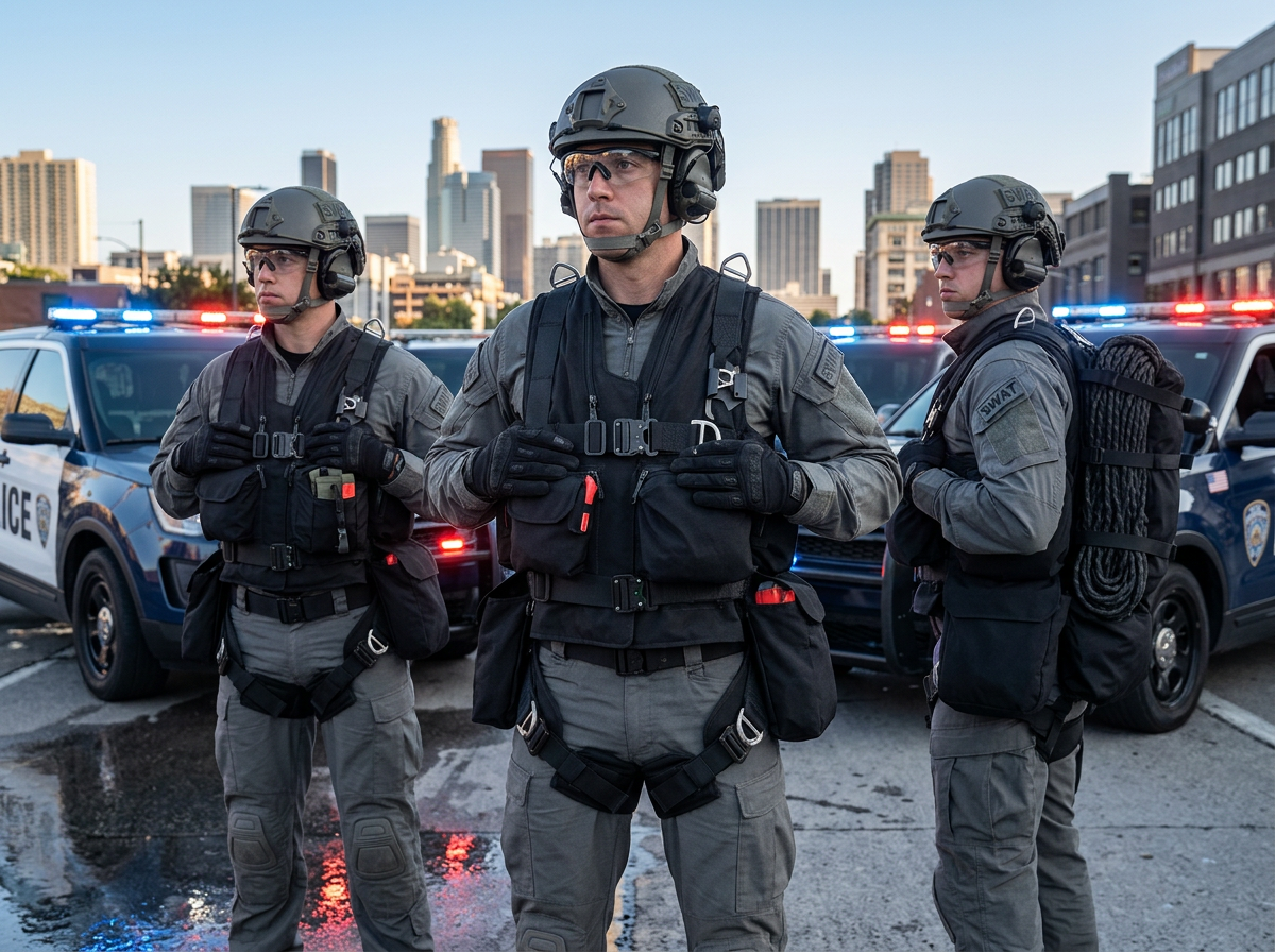 Titan Tactical Rescue Vest Harness — Multiple Rope Deployment System