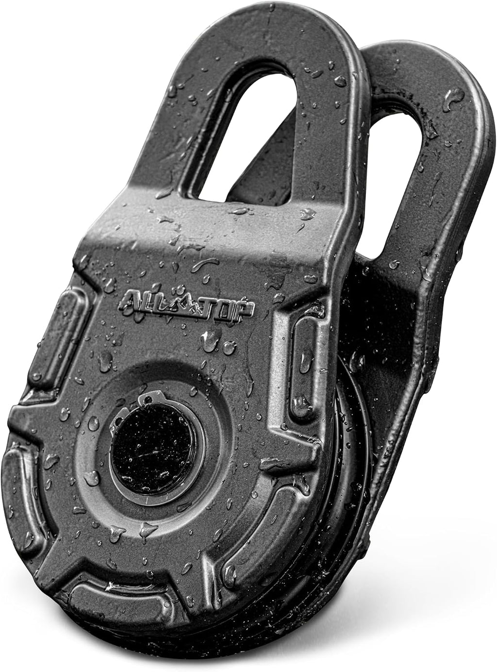 Forged Snatch Block (18 Ton Work Load) Extreme Recovery Winch Pulley System for Synthetic Rope or Steel Cable