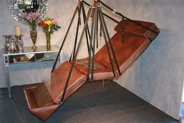 AeroBed™ Hanging Massage Table — Fully Articulating Bed to Recliner, Harness‑Grade Suspension System