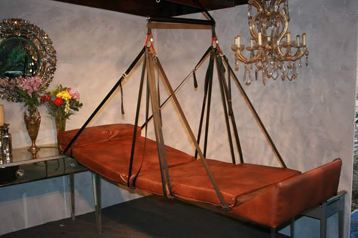 AeroBed™ Hanging Massage Table — Fully Articulating Bed to Recliner, Harness‑Grade Suspension System