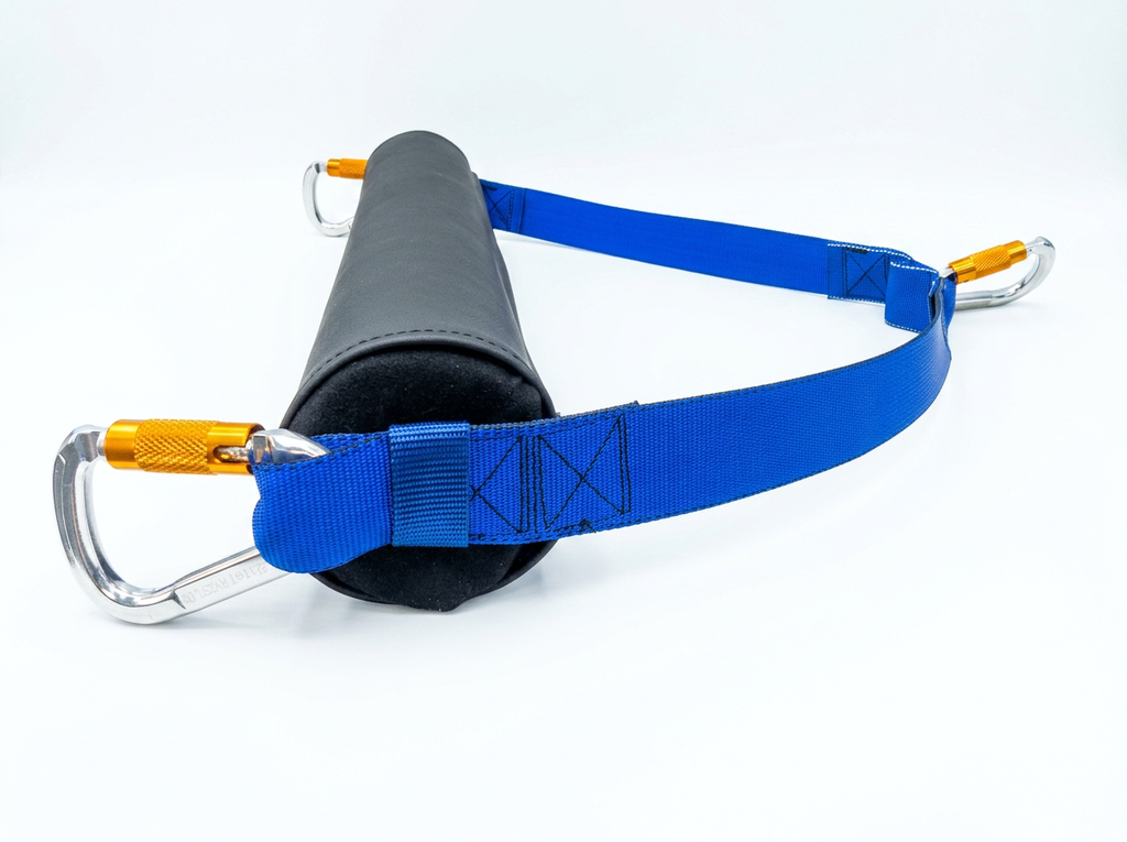 Heavy‑Duty Foam Padded Spreader Bar (Galvanized Steel Core + 7,000 lb Webbing)