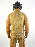 Kevlar Rescue Vest Harness — Heat‑Resistant, Multi‑Point Fall Arrest, Spreader Bar Included