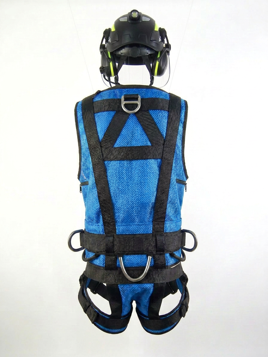 Multi‑Role Tactical Vest Harness — Dorsal & Front Fall Arrest, Spreader‑Bar Ready