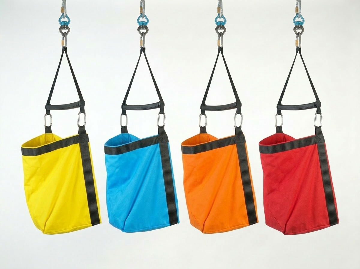 Zipline Swing Harness with Spreader Bar — Ultra‑Comfort Cordura Seat, 7,000 lb Webbing, 4,000 lb Safety Buckle Made in USA
