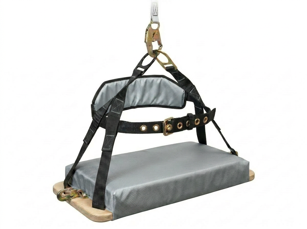 Padded Bosun / Boatswain Chair with Safety Seat Belt